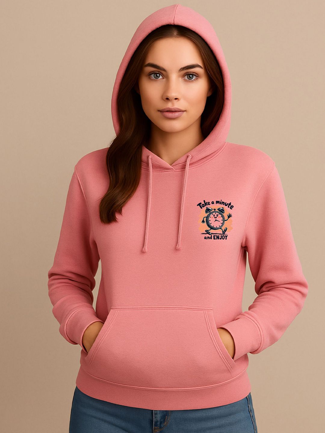 Anikmart Women Graphic Printed Hooded Pullover Sweatshirts-picture-20