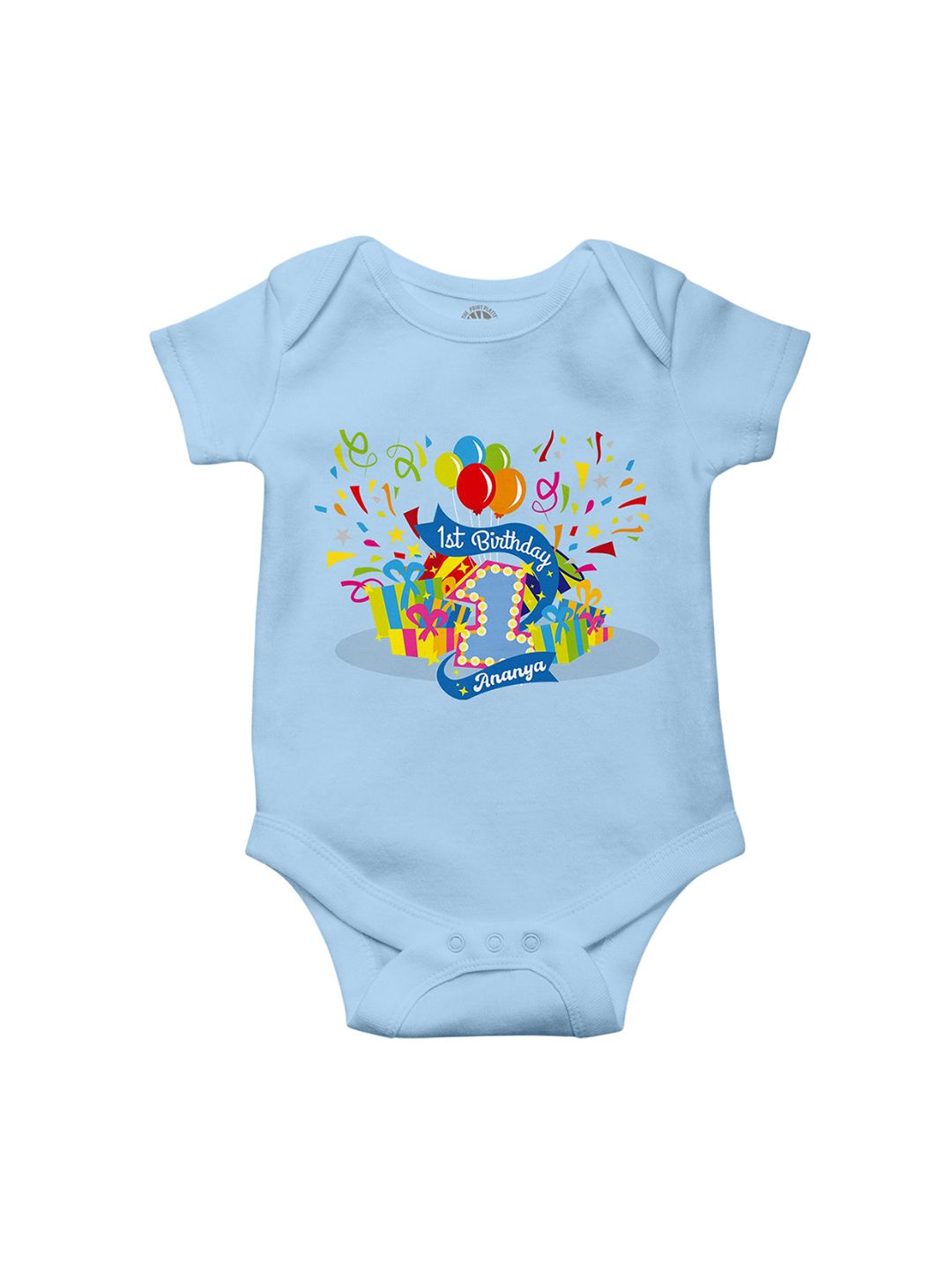 THE PRINT PLATTER Infants Kids Printed Cotton Ultra Bio Wash Envelope Neck Bodysuit-picture-10