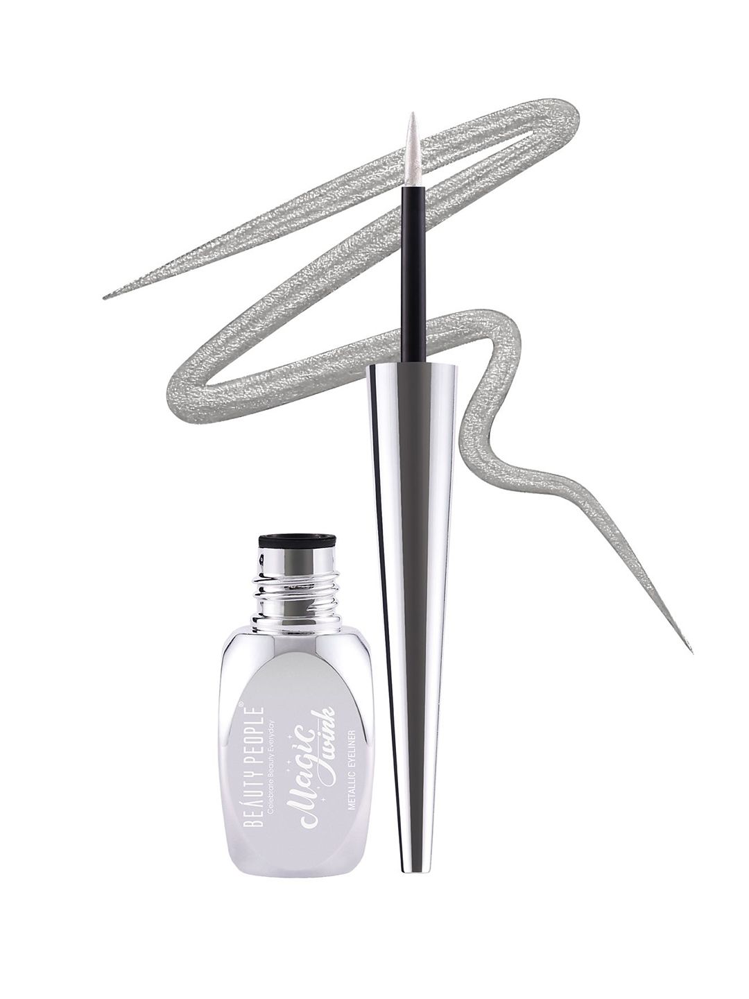 Beauty People Magic Wink Liquid Eyeliner - 7 ml - Silver-image-5