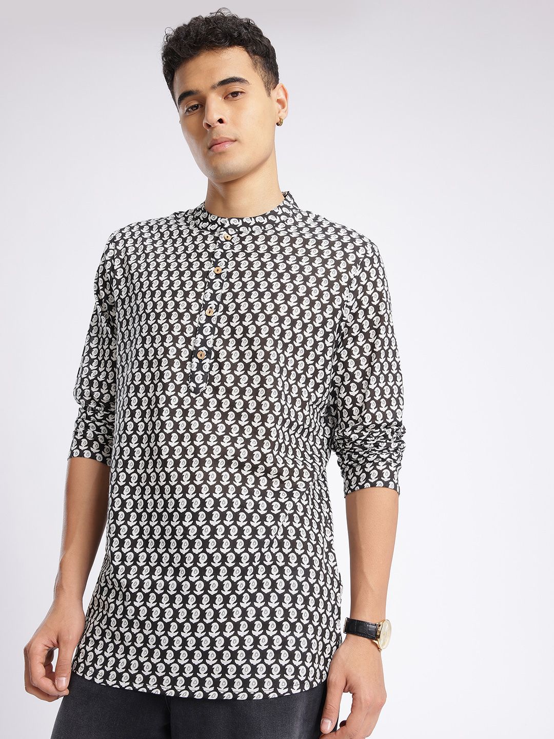 Anouk Rustic Ethnic Motifs Printed Kurta-image-37