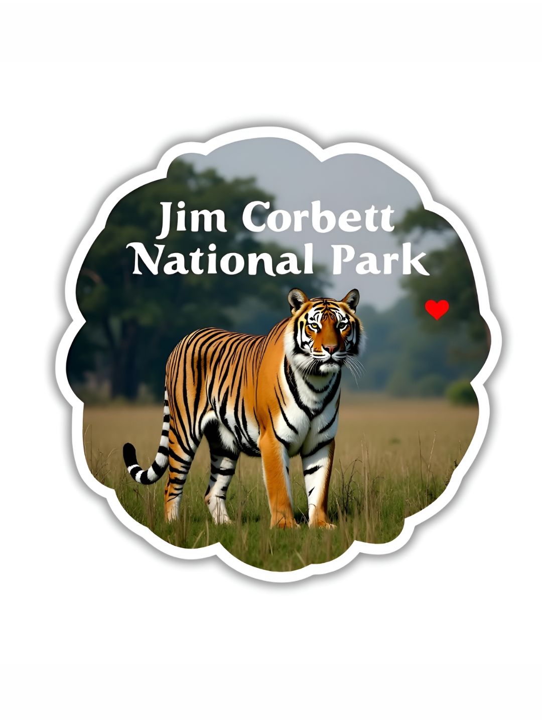 GIFTSHALA Brown & Green Jim-Corbett Printed Decorative Magnet-picture-42