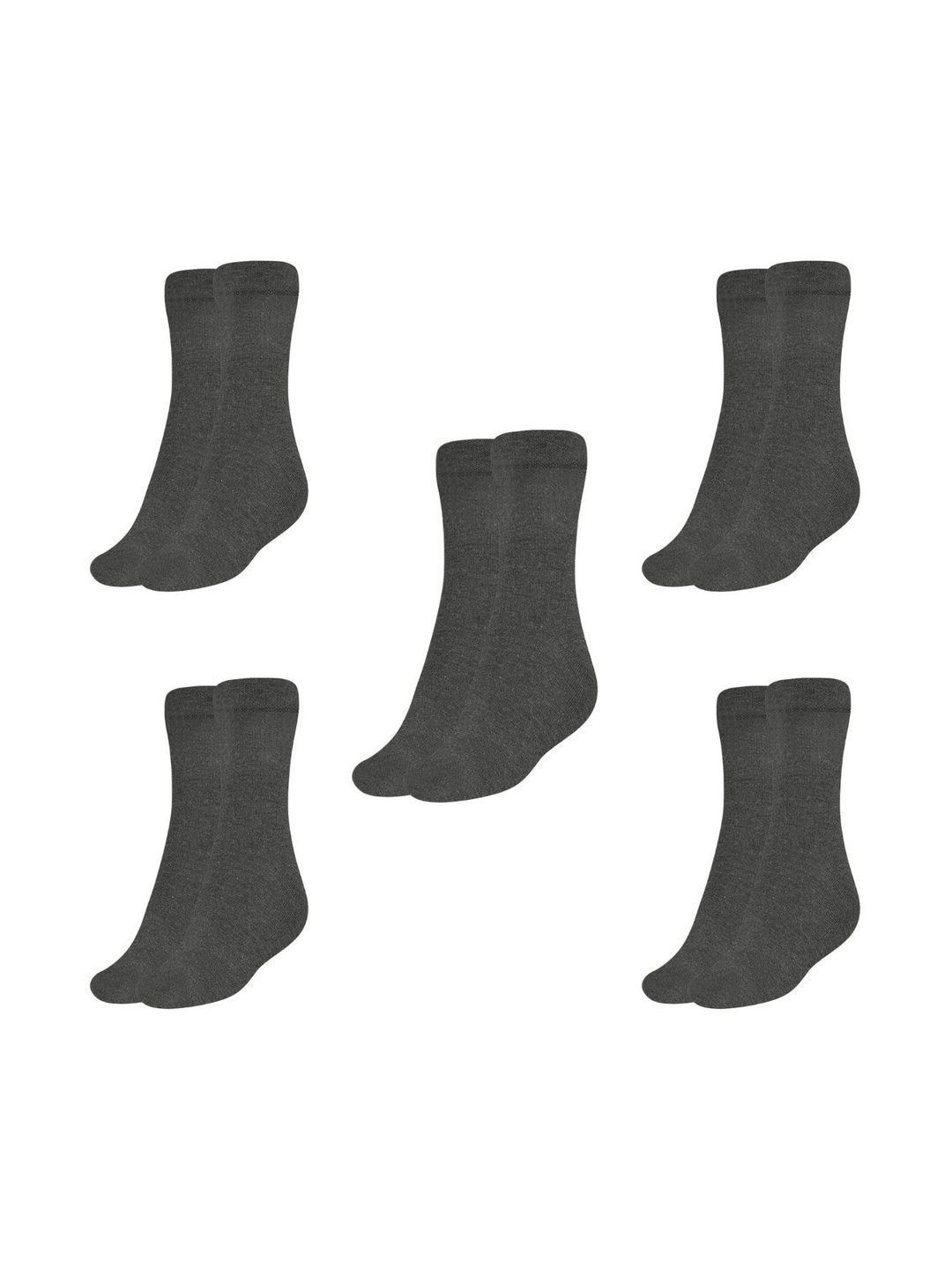 MUKHAKSH Men Pack Of 10 Cotton Calf-Length Socks-picture-36