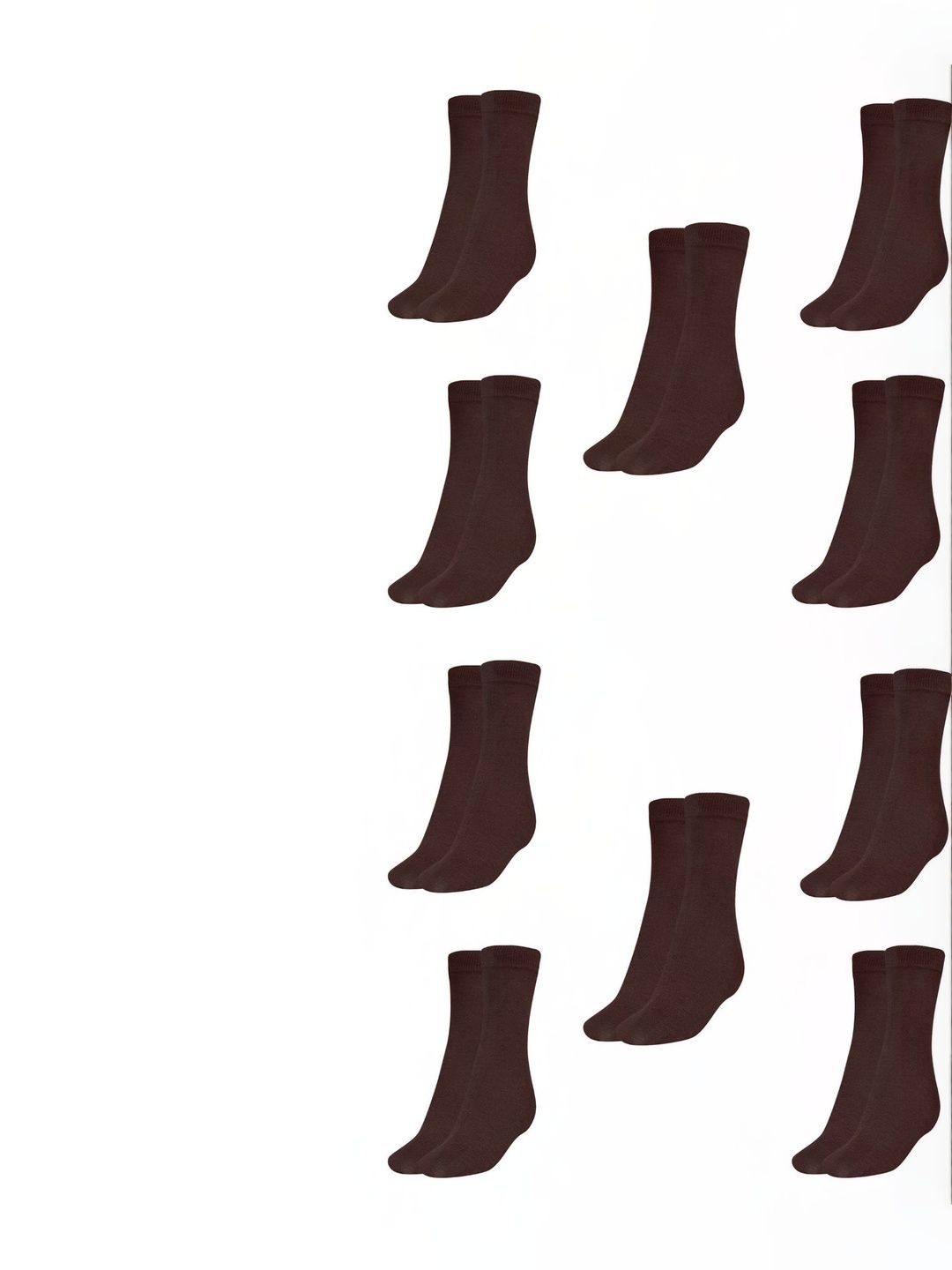 MUKHAKSH Men Pack Of 10 Cotton Calf-Length Socks-picture-26
