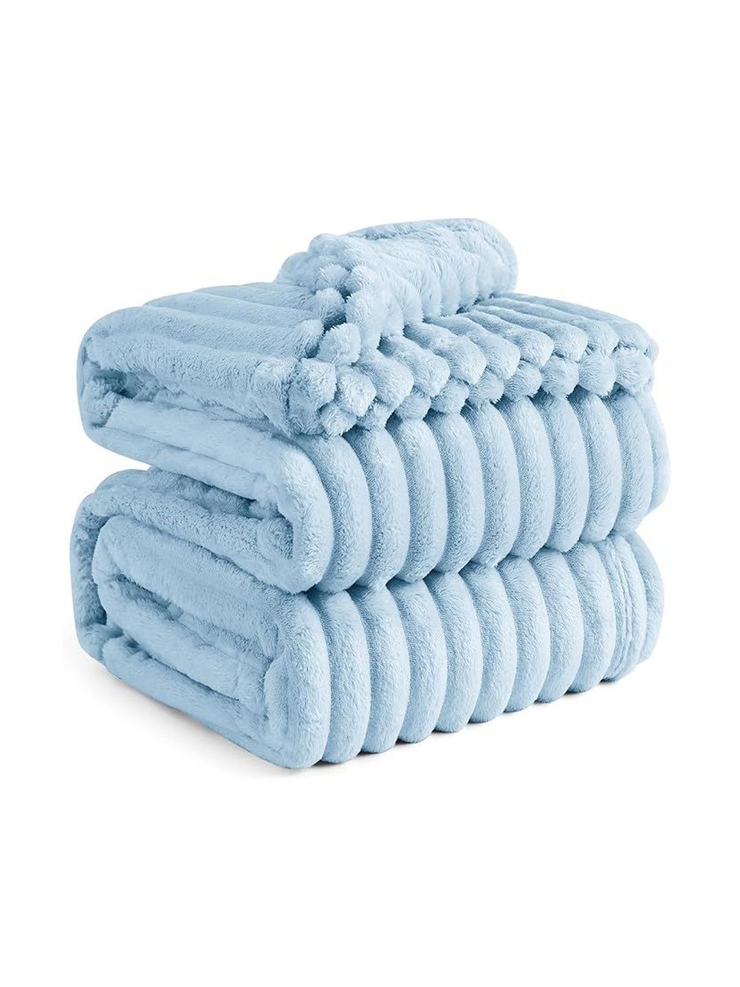 LA VERNE Sea Green Fleece Mild Winter 300 GSM Blanket-picture-13