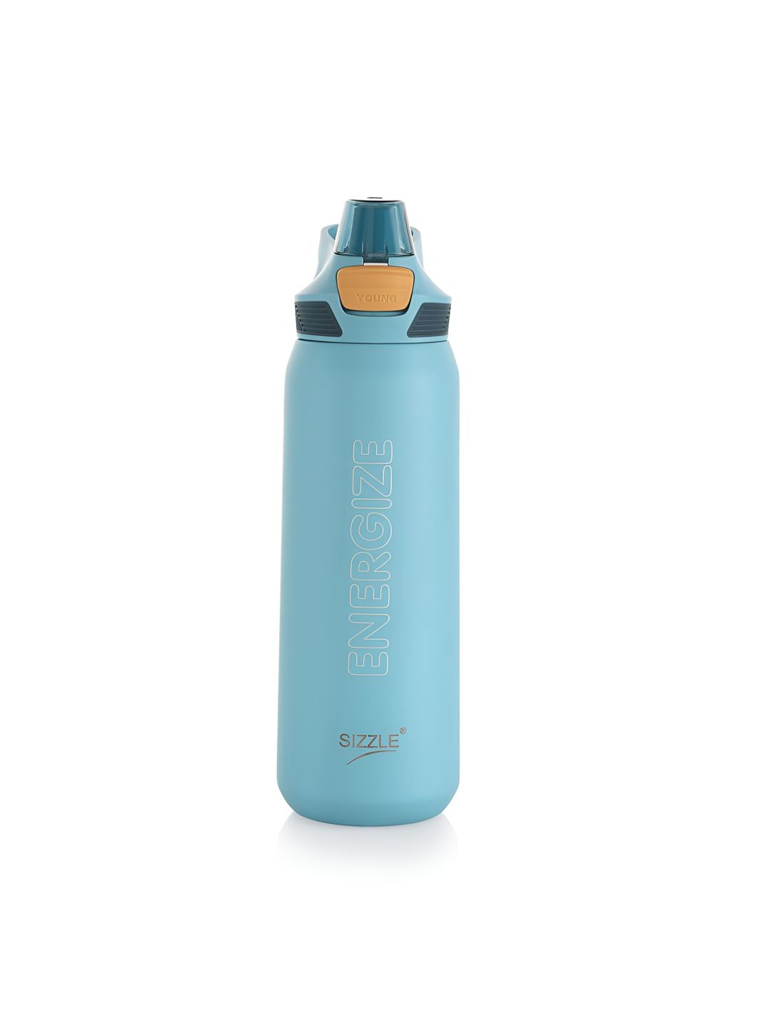 SIZZLE Blue Single Stainless Steel Solid Double Wall Vacuum Water Bottle-picture-20