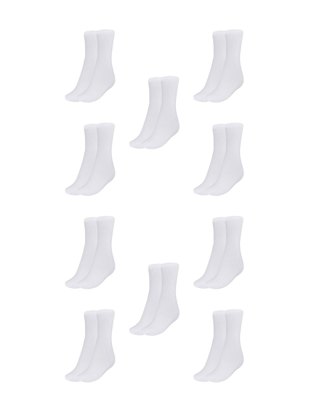 MUKHAKSH Men Pack Of 10 Cotton Calf-Length Socks-picture-32