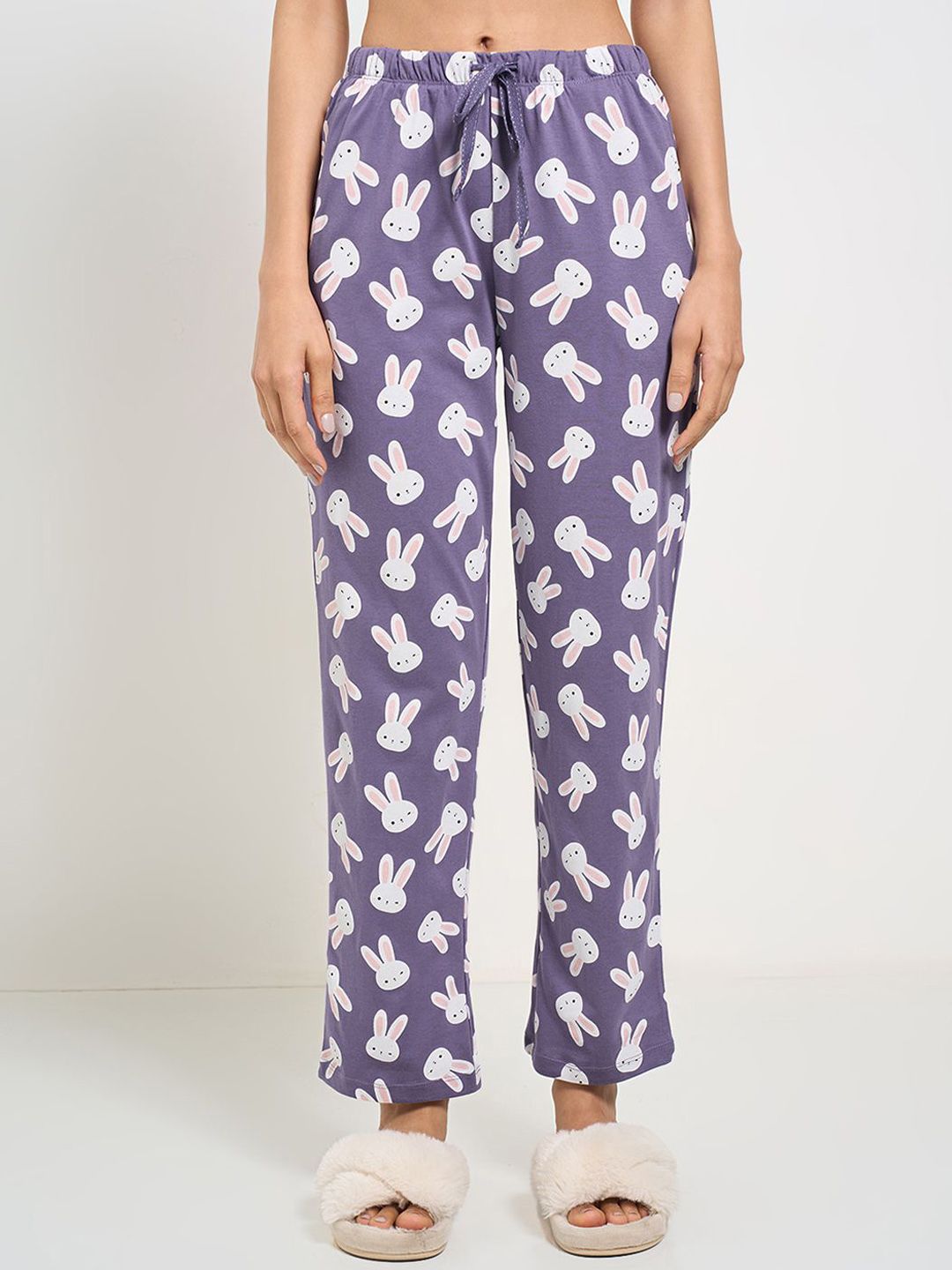 Dreamz by Pantaloons Printed Mid-Rise Lounge Pants-picture-14