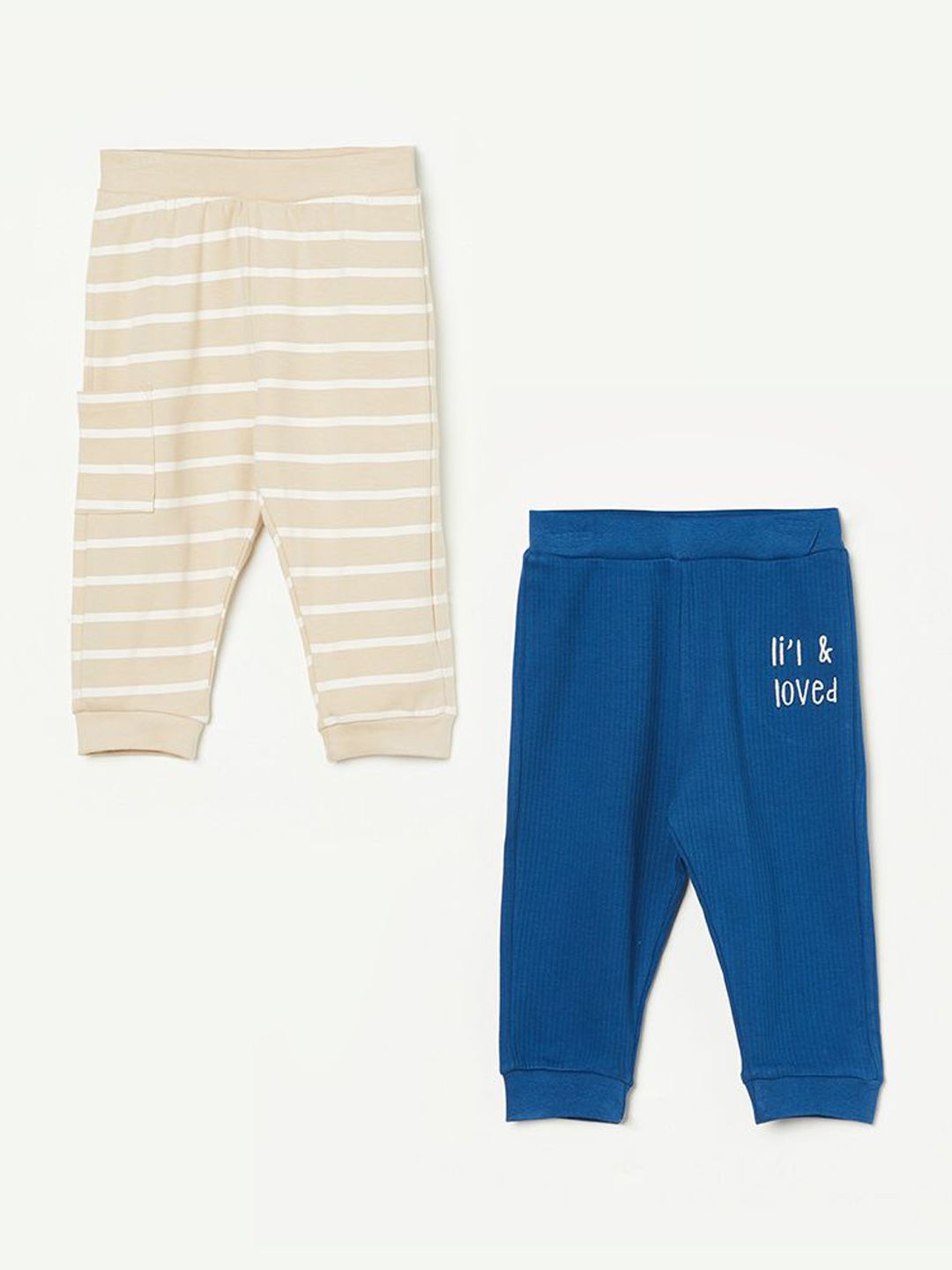 Juniors by Lifestyle Infant Boys Pack Of 2 Striped Joggers-picture-34