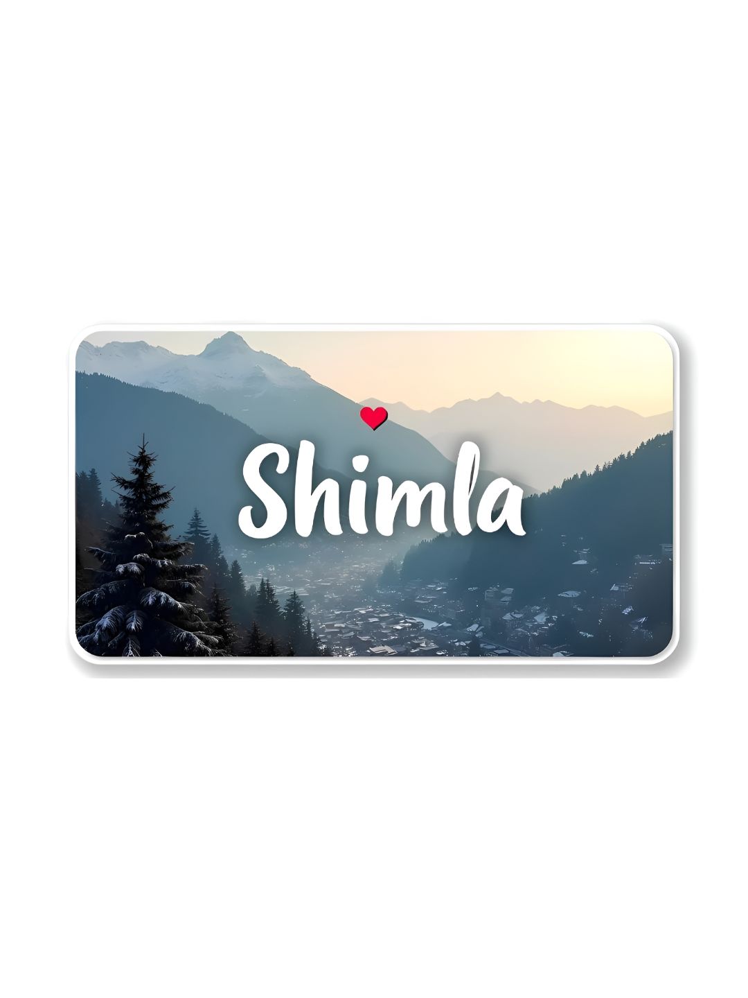 giftshala GIFTODAY Blue & White Printed Decorative Magnets-picture-58