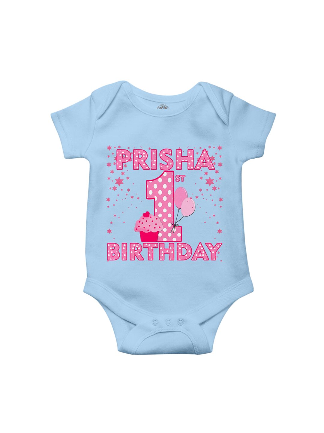 THE PRINT PLATTER Infants Printed Cotton Ultra Bio Wash Bodysuit with Envelope Neck-picture-40