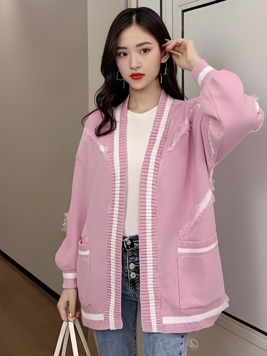 HERE&NOW Longline Open Front Jacket-picture-29