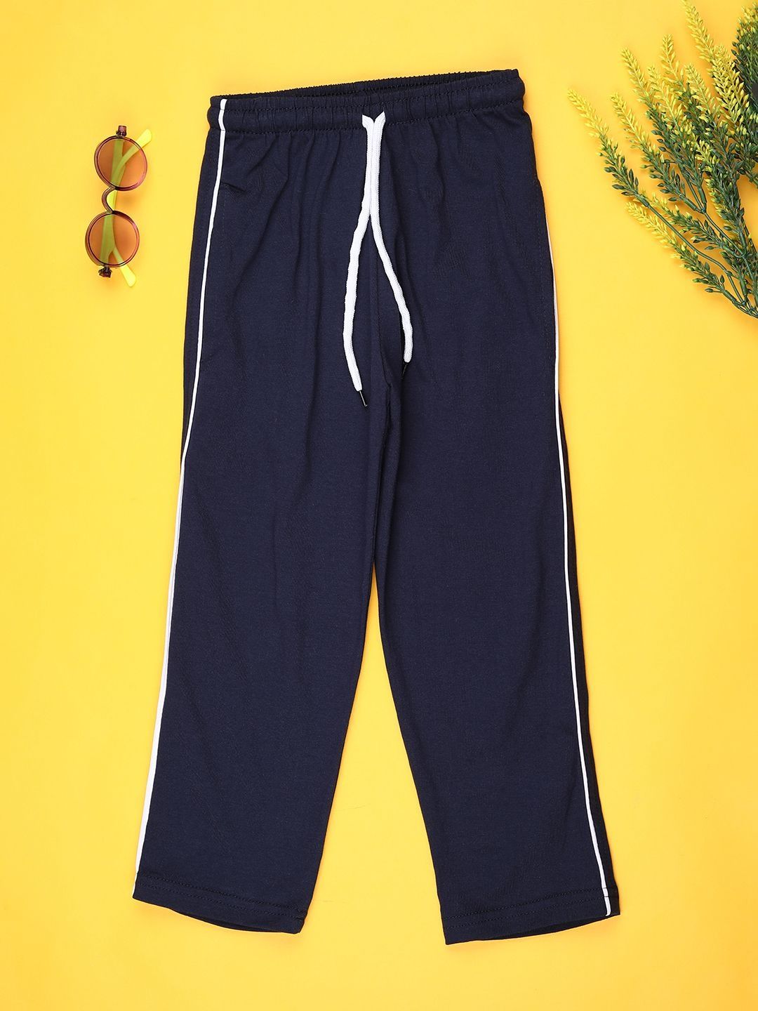 V-Mart Boys Mid-Rise Cotton Track Pants-picture-33