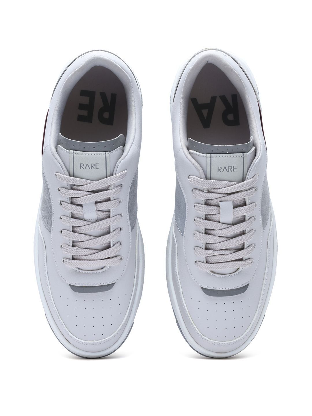 RARE RABBIT Men Colourblocked Leather Sneakers-picture-41