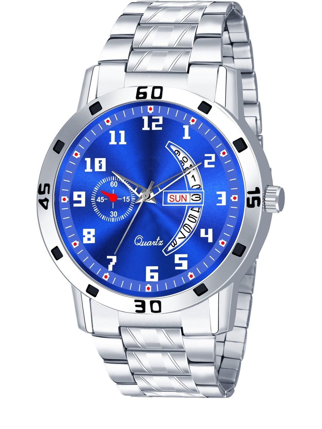 SZN Men Dial & Stainless Steel Straps Analogue Watch DD Aveo Steel BlueSZN33642176-image-39