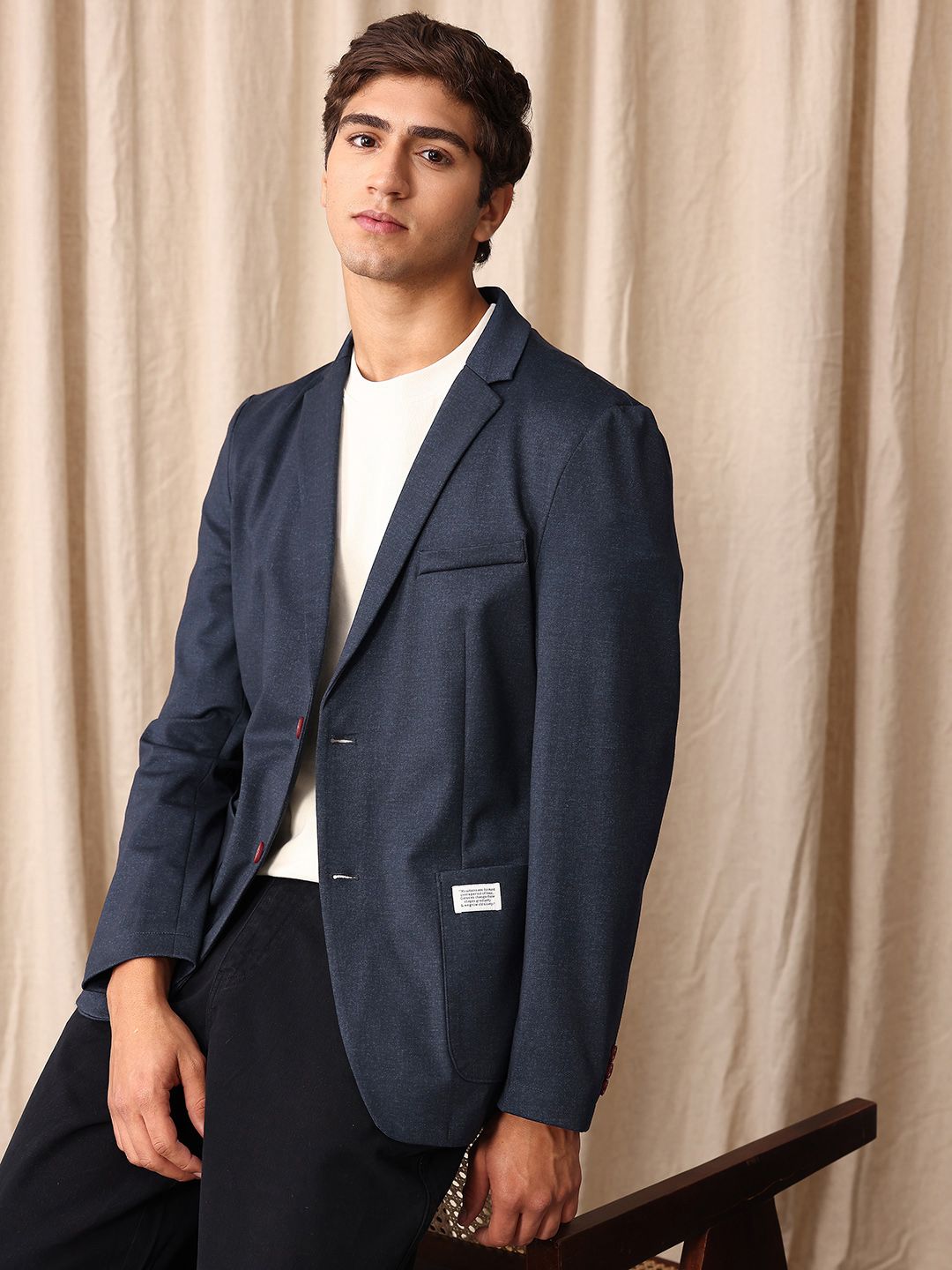 Mr Bowerbird Tailored Fit Single Breasted Casual Blazer-picture-17