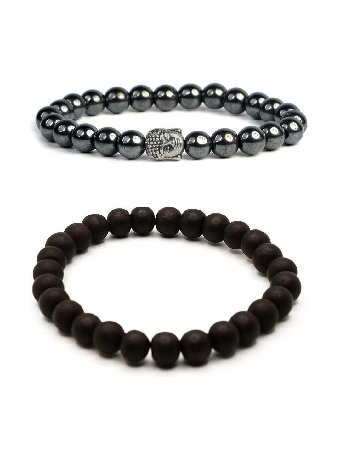 ARDLOR Set Of 2 Artificial Beaded Elasticated Bracelet-picture-30