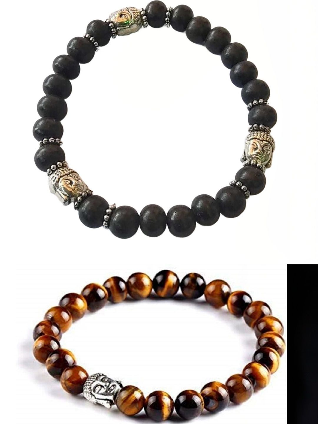 ARDLOR Set Of 2 Artificial Beaded Elasticated Bracelet-picture-15