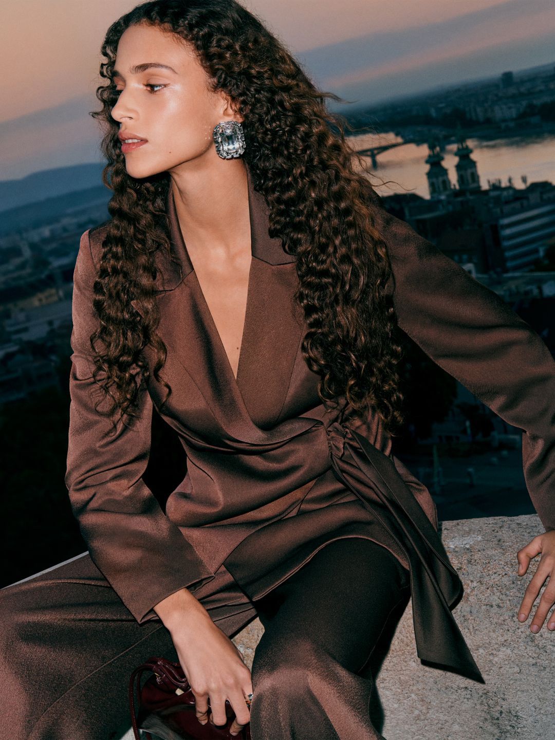NEXT Notched Lapel Wrap Style Front-Open Coat-picture-10
