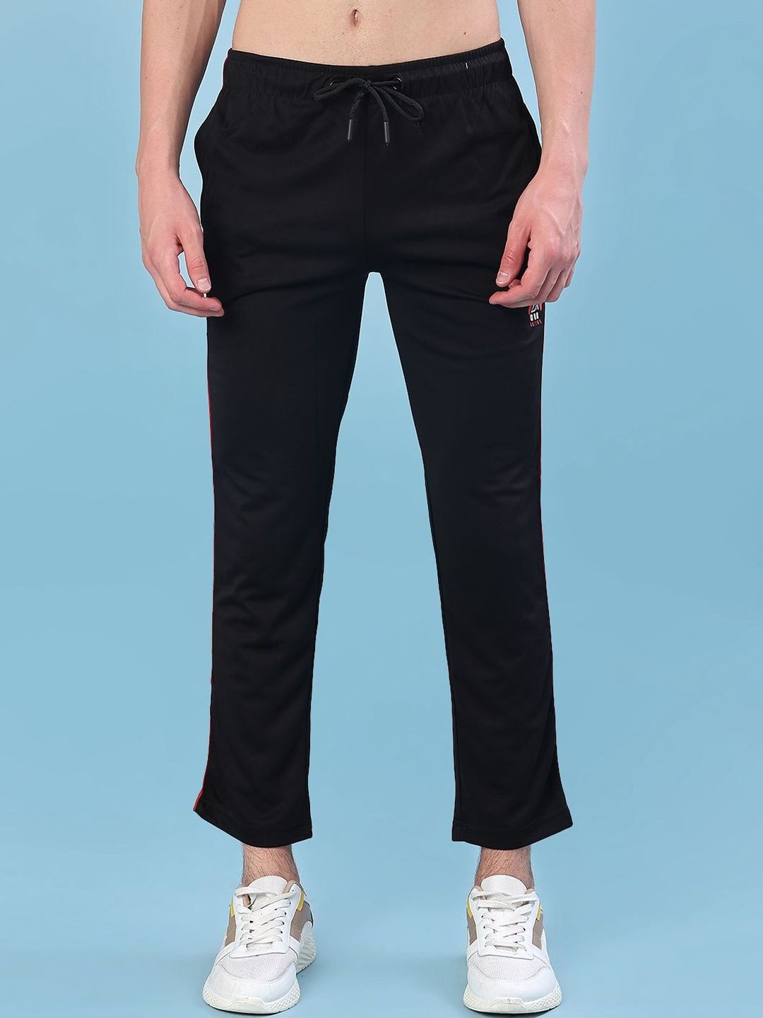 LIMEROAD Men Regular Fit Mid-Rise Track Pants with Printed Detail-picture-12