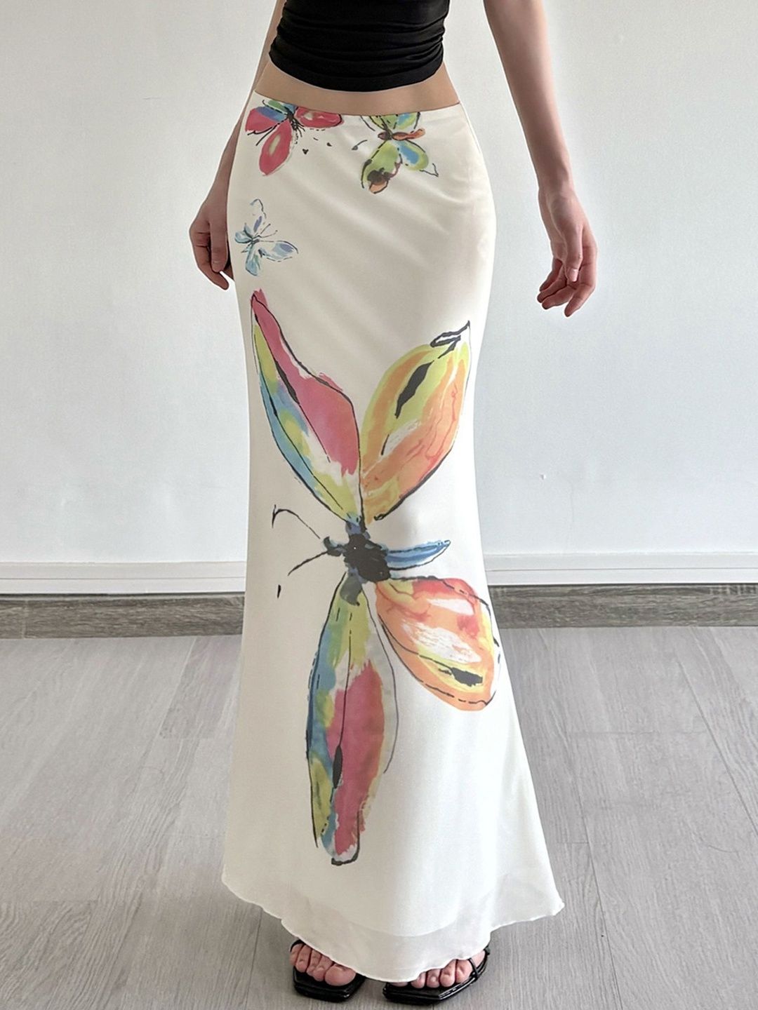 StyleCast x Revolte Printed Maxi Skirt-picture-26