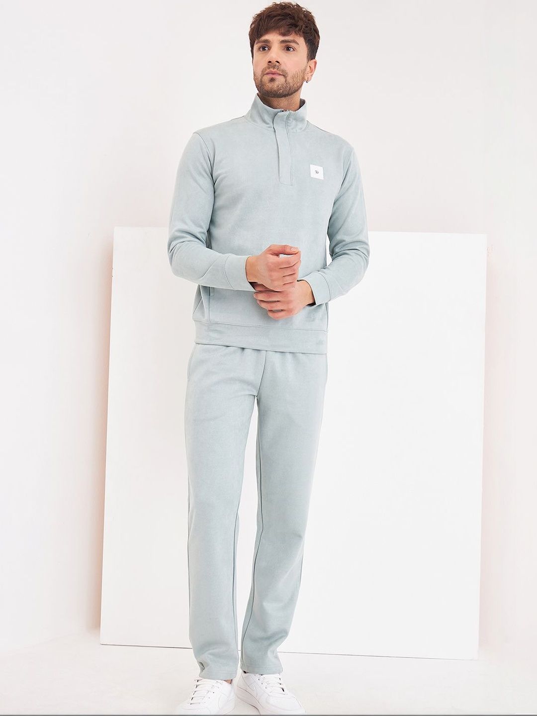 Sweet Dreams Men Solid Long Sleeves Mid-Rise Tracksuit-picture-22