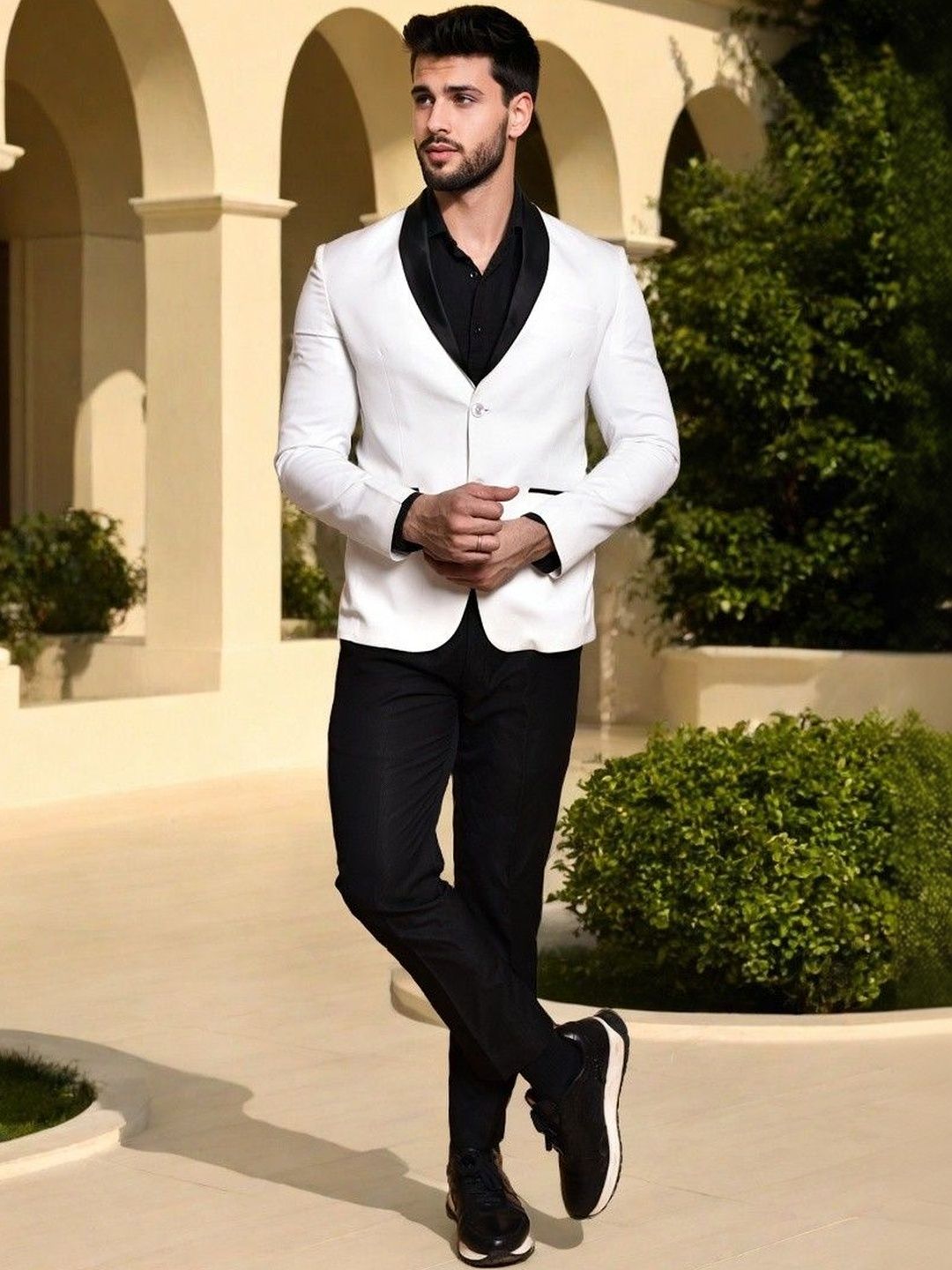 PRINTINDIA Single Breasted Blazers-picture-10