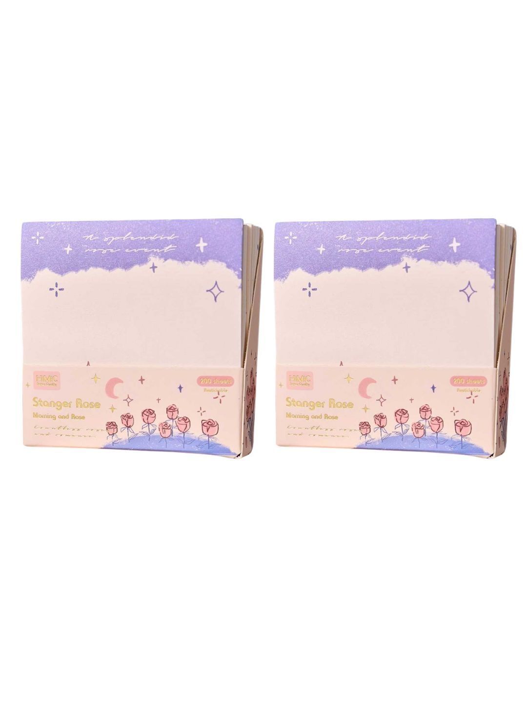YK Kids Set Of 2 Self Design Romantic Sticky Notes-picture-15