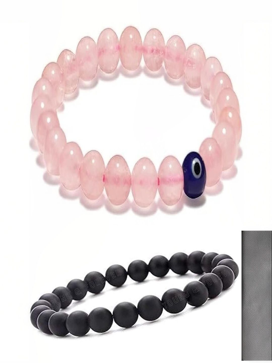 ARDLOR Set Of 2 Artificial Beaded Elasticated Bracelets-picture-31