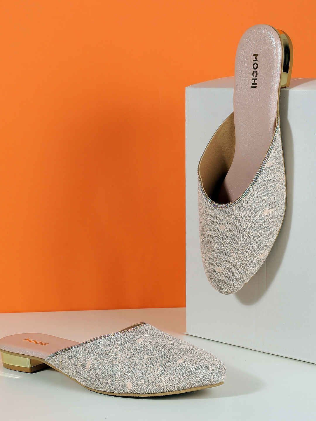 Mochi Women Textured Mules-image-8