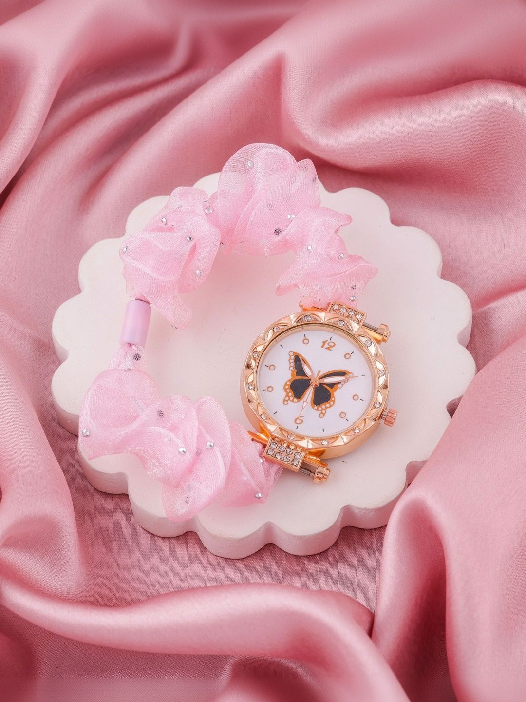 SZN Women Dial & Straps Analogue Watch Zudi Ribbin Pink Av-picture-16