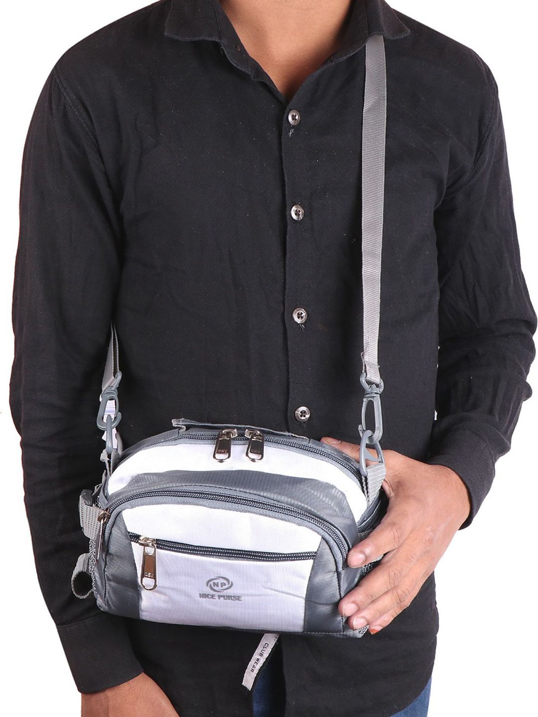 NICE PURSE Colourblocked Crossbody Sling Bag With Detachable Sling Strap-picture-28