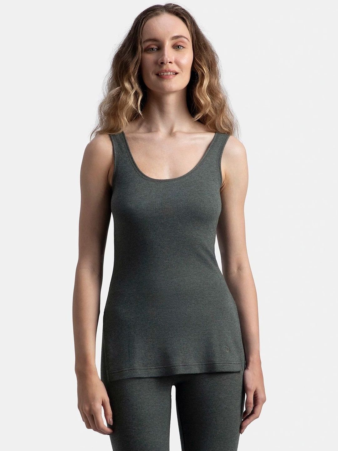 Jockey Women Ribbed Sleeveless Antimicrobial Thermal Top-picture-16