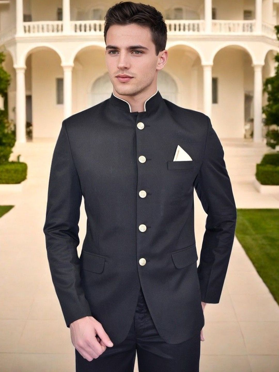 PRINTINDIA Single Breasted Blazer-picture-10