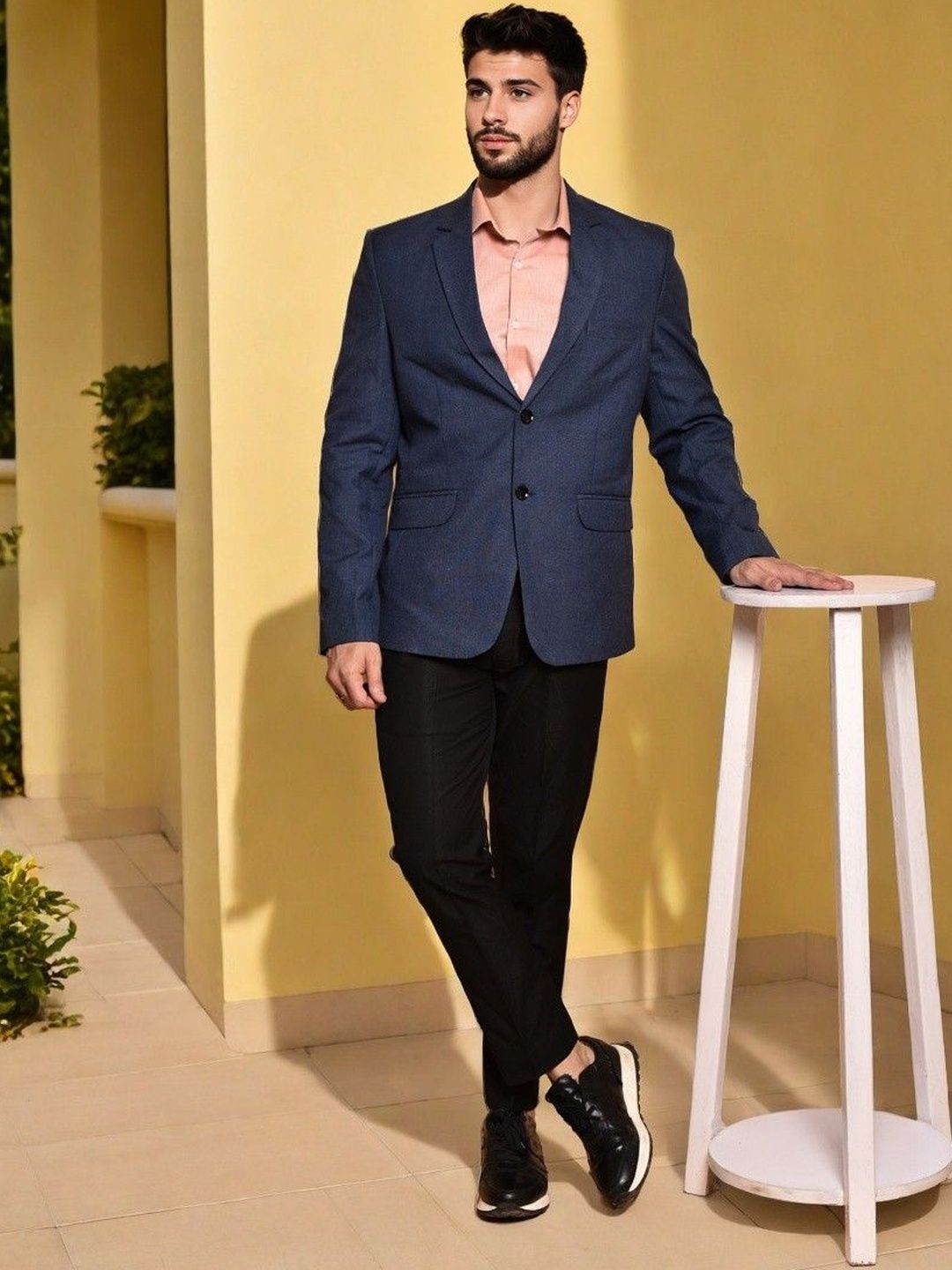 PRINTCULTR Single Breasted Blazer-picture-35