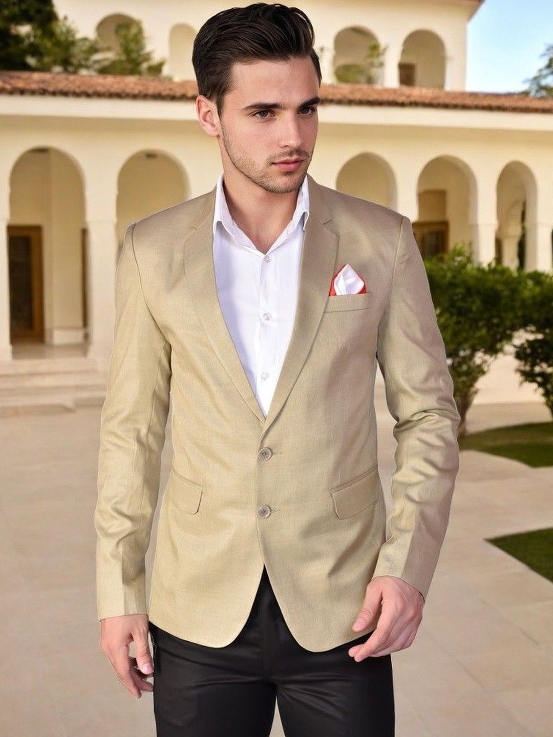 printcultr PRINTINDIA Single Breasted Double Vent Blazer-picture-12