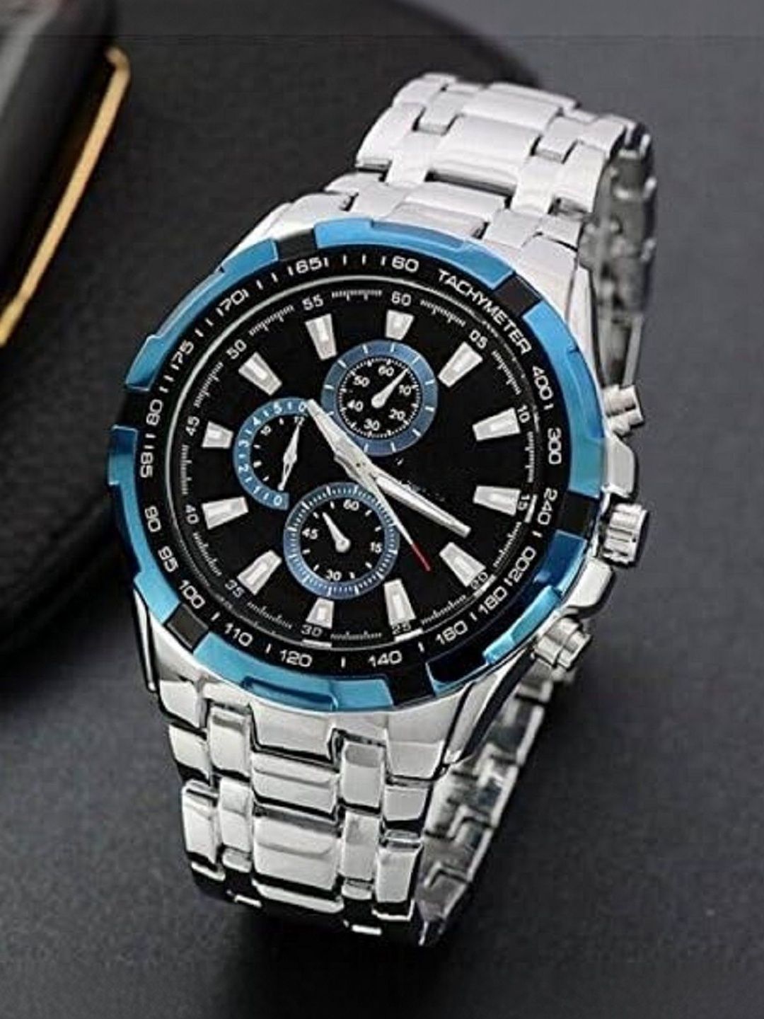SZN Men Dial & Straps Analogue Watch Blue Ring Silver Chrono33329026-picture-13