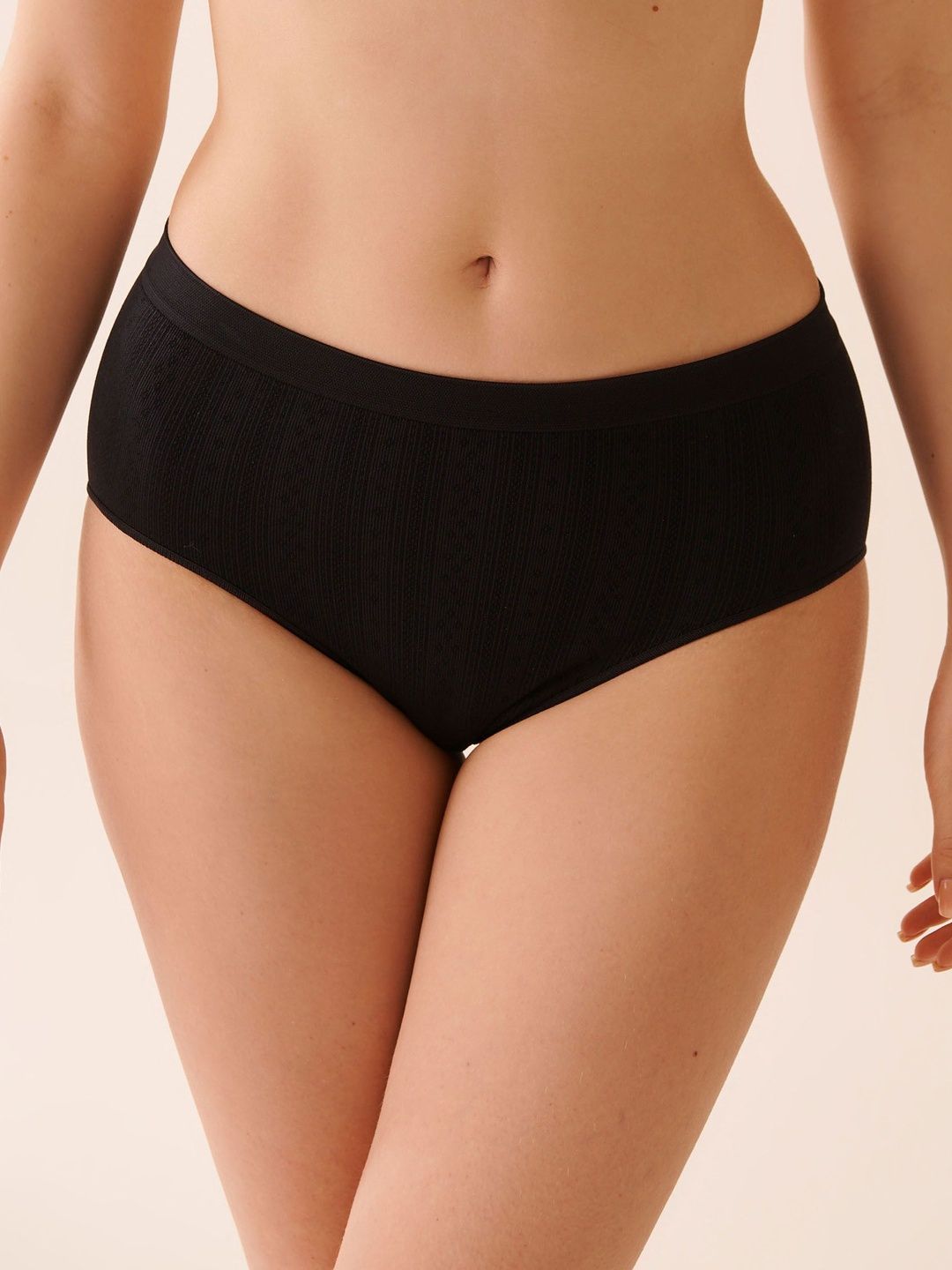 La Vie en Rose Women Solid High-Rise Anti Bacterial Bikini Briefs-picture-30