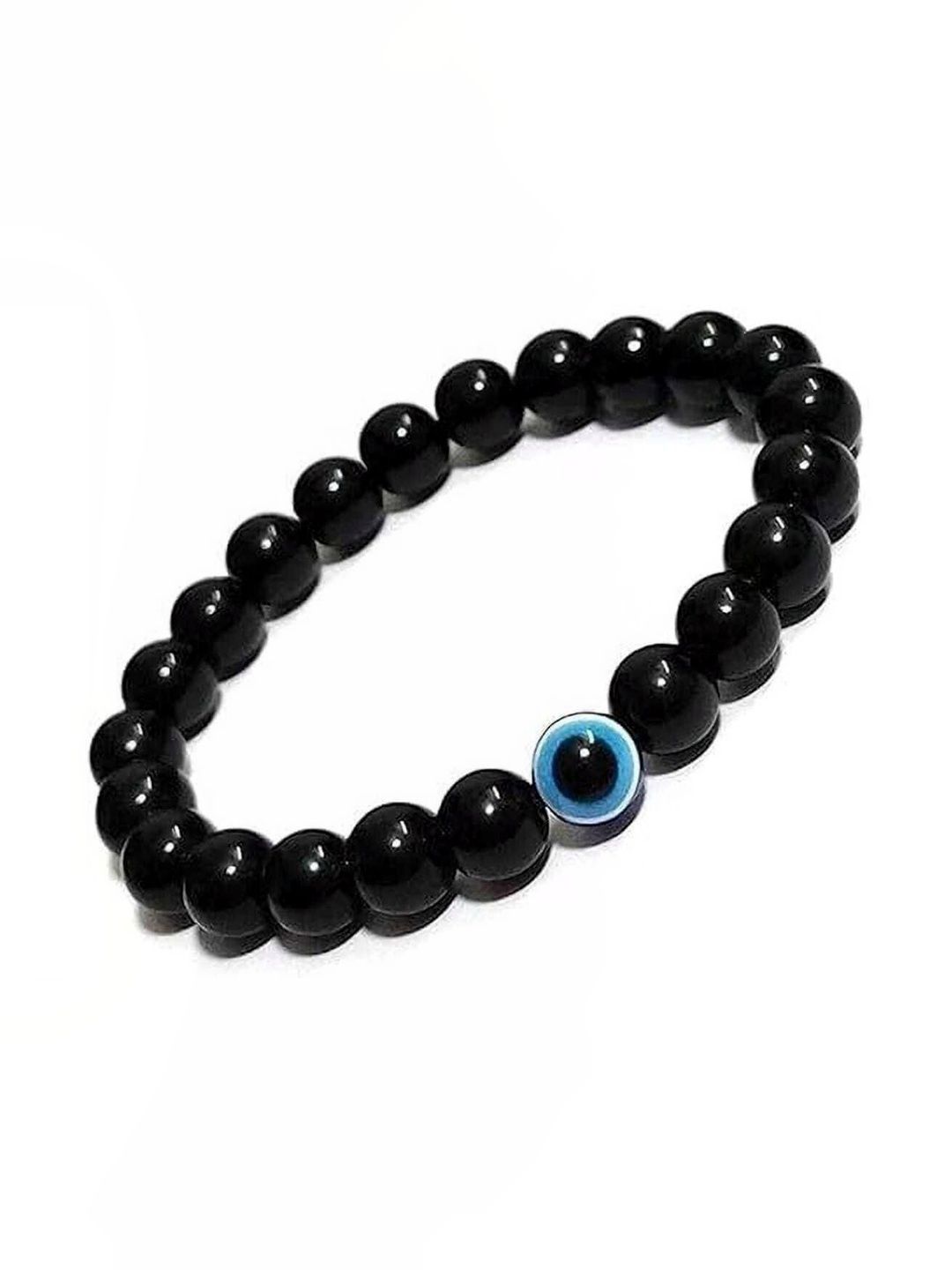 ARDLOR Artificial Beaded Evil Eye Elasticated Bracelet-picture-40
