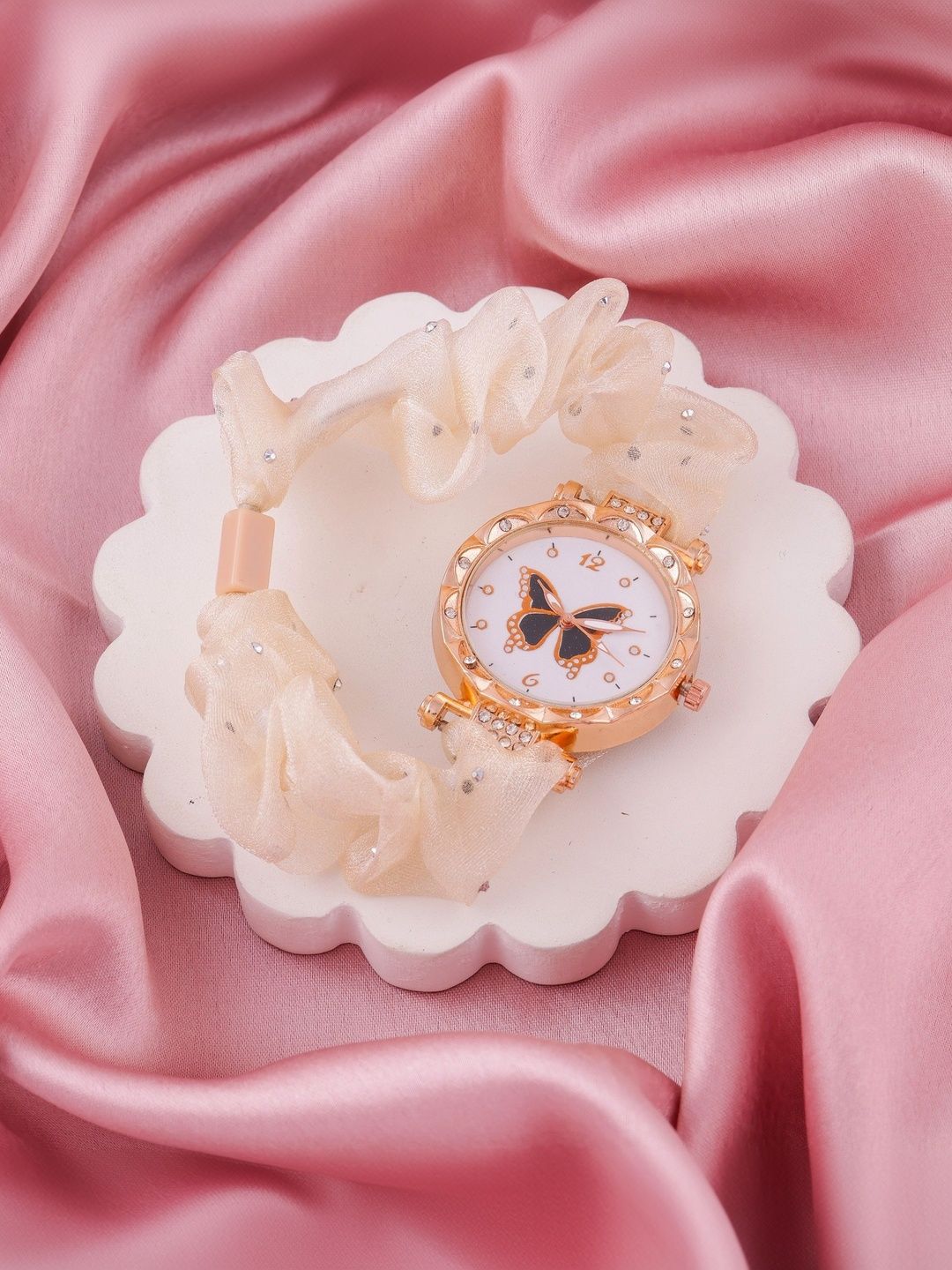 SZN Women Dial & Straps Analogue Watch Zudi Ribbin Cream Av-picture-15