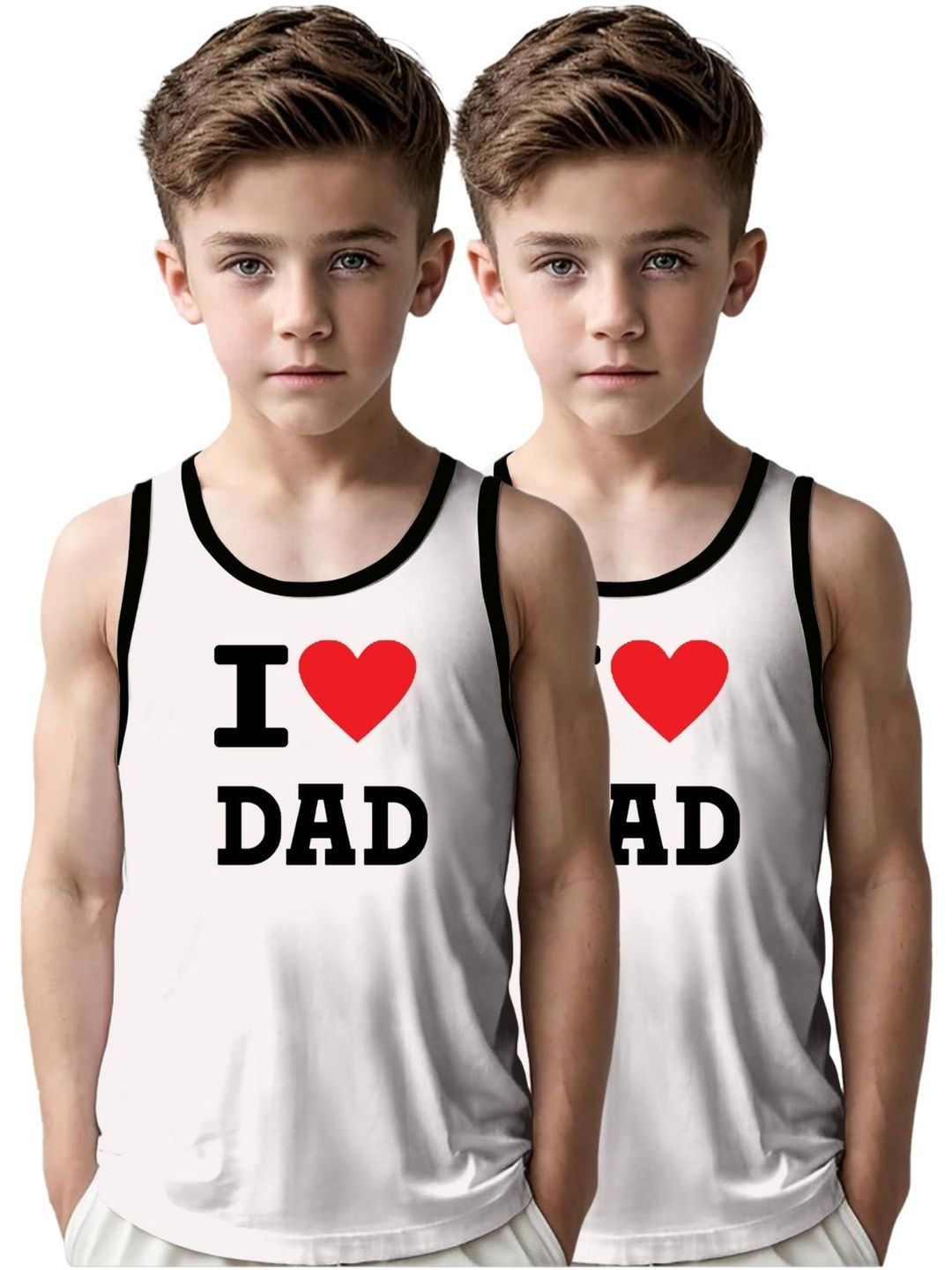 MGRS Boys Pack Of 2 Printed Pure Cotton Basic Vests-picture-16