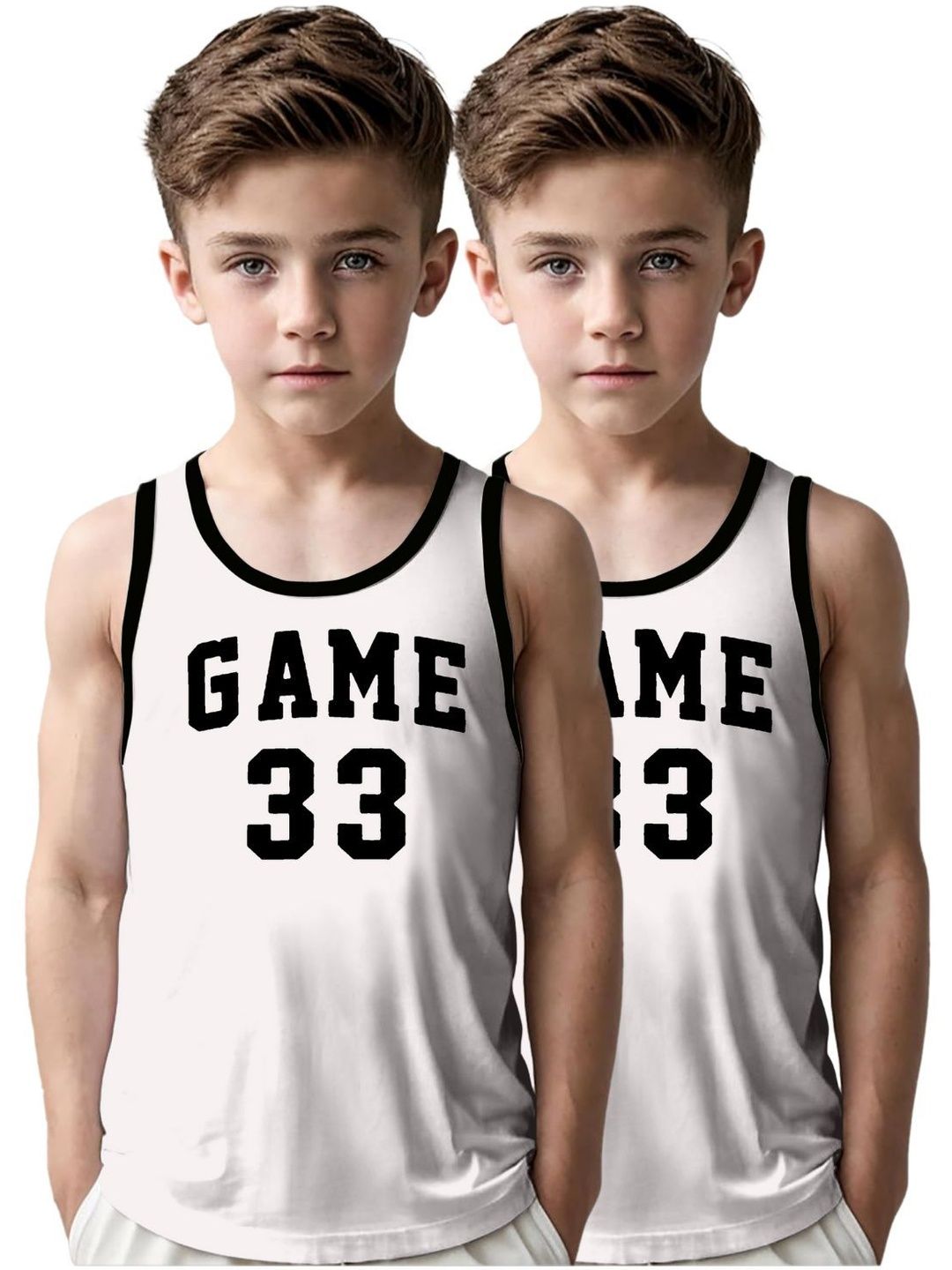 MGRS Boys Pack Of 2 Printed Cotton Basic Vests-picture-56