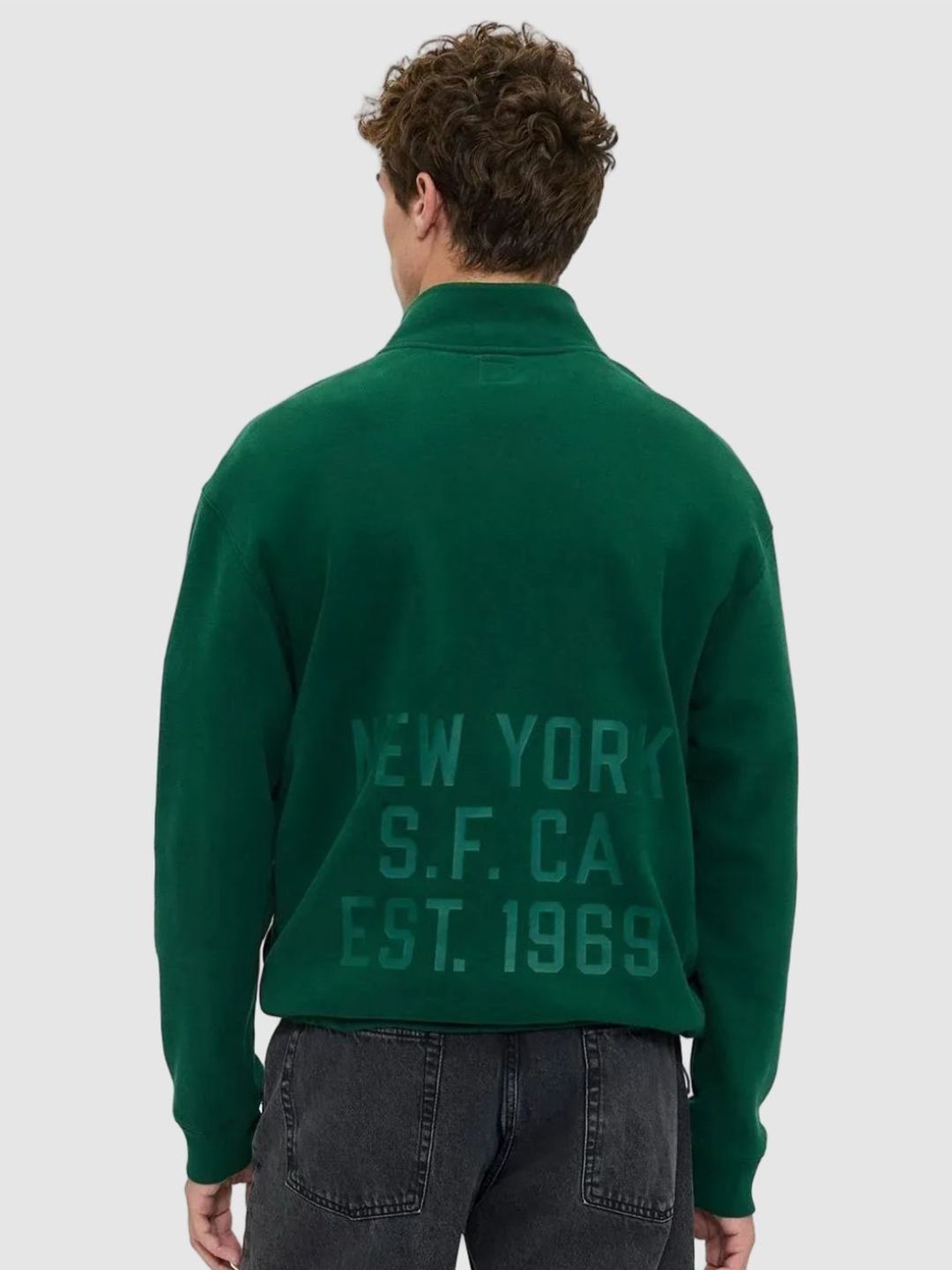 GAP Brand Logo Printed Oversized Sweatshirt-image-18