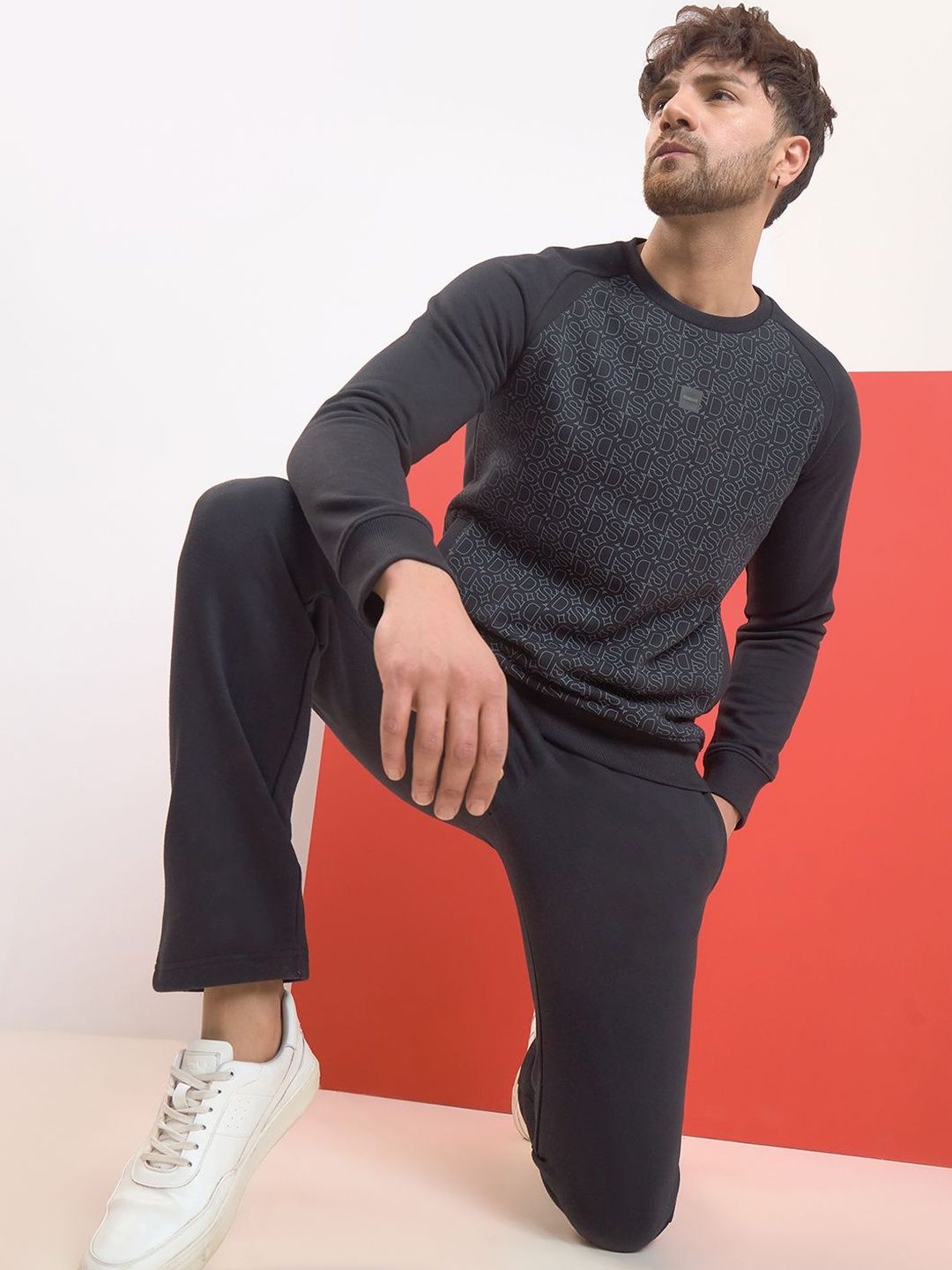 Sweet Dreams Men Printed Round Neck Mid-Rise Tracksuit-picture-36