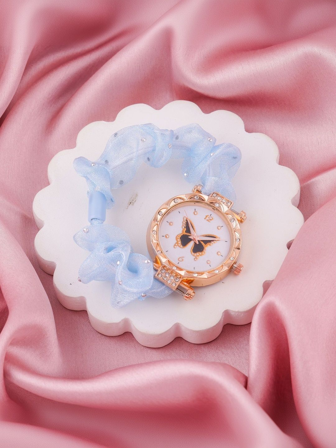 SZN Women Dial & Straps Analogue Watch Zudi Ribbin Blue Av-picture-12