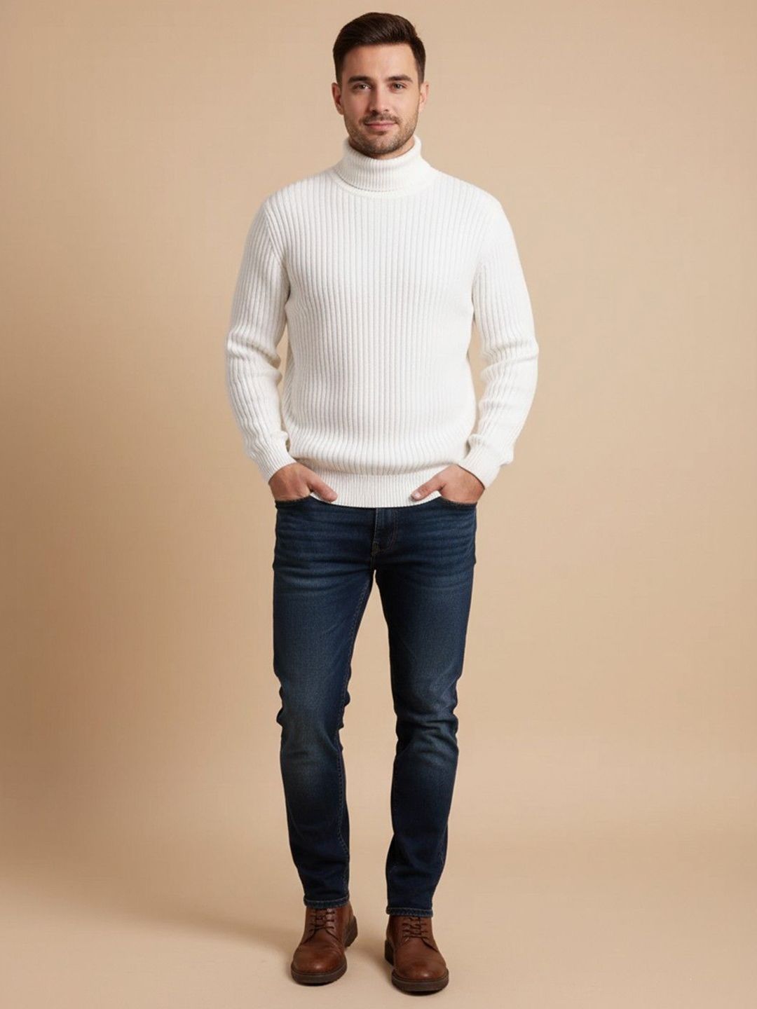Mast & Harbour Men Ribbed Pullover-picture-13