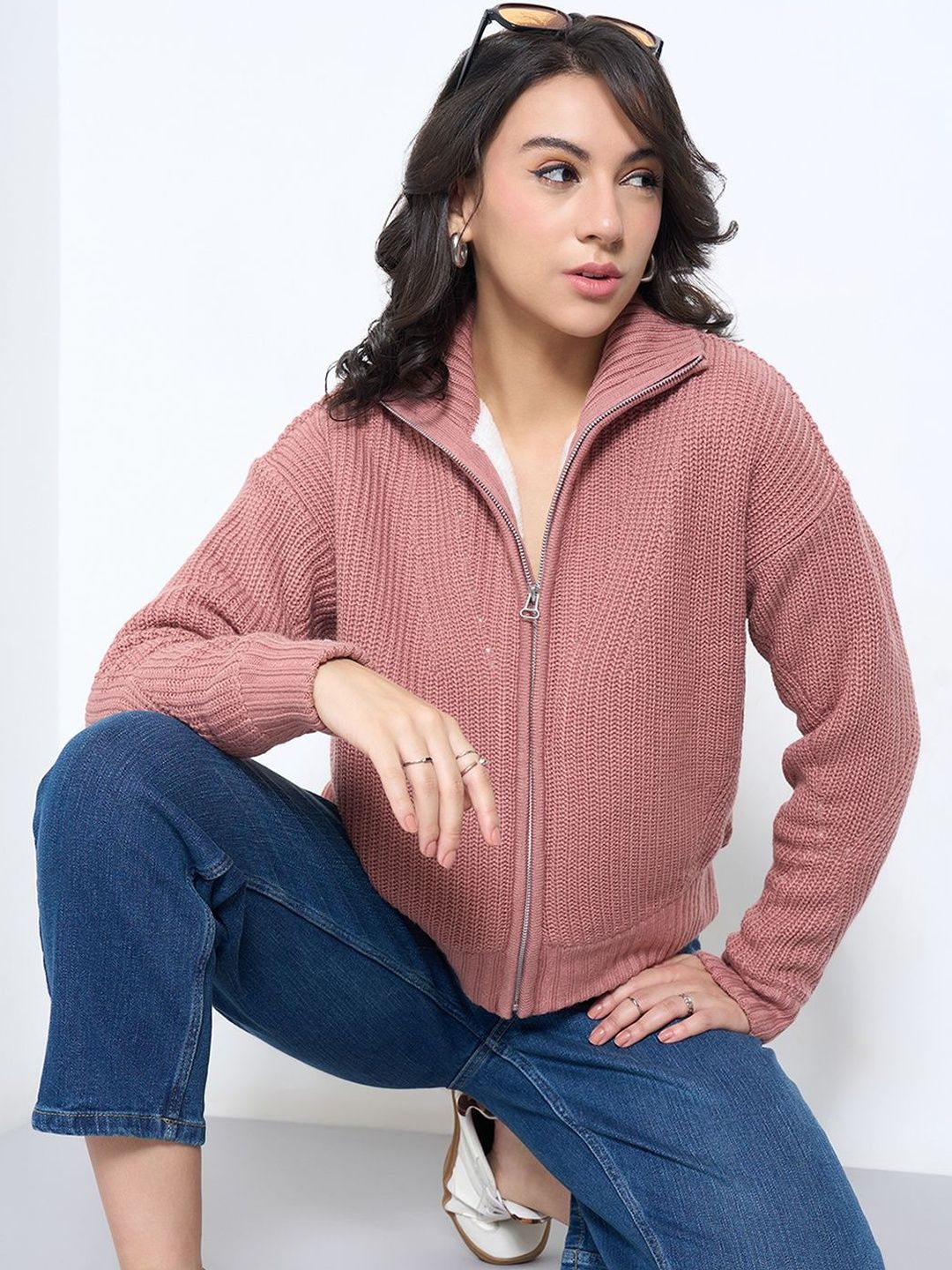 SF JEANS by Pantaloons Women Acrylic Lightweight Bomber Jacket-picture-38