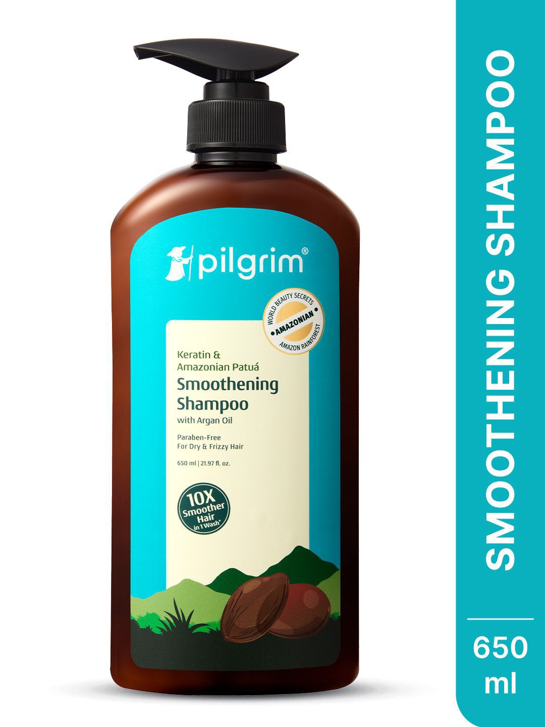 Pilgrim Keratin Smoothening Shampoo With Argan Oil - 650 ml-image-19
