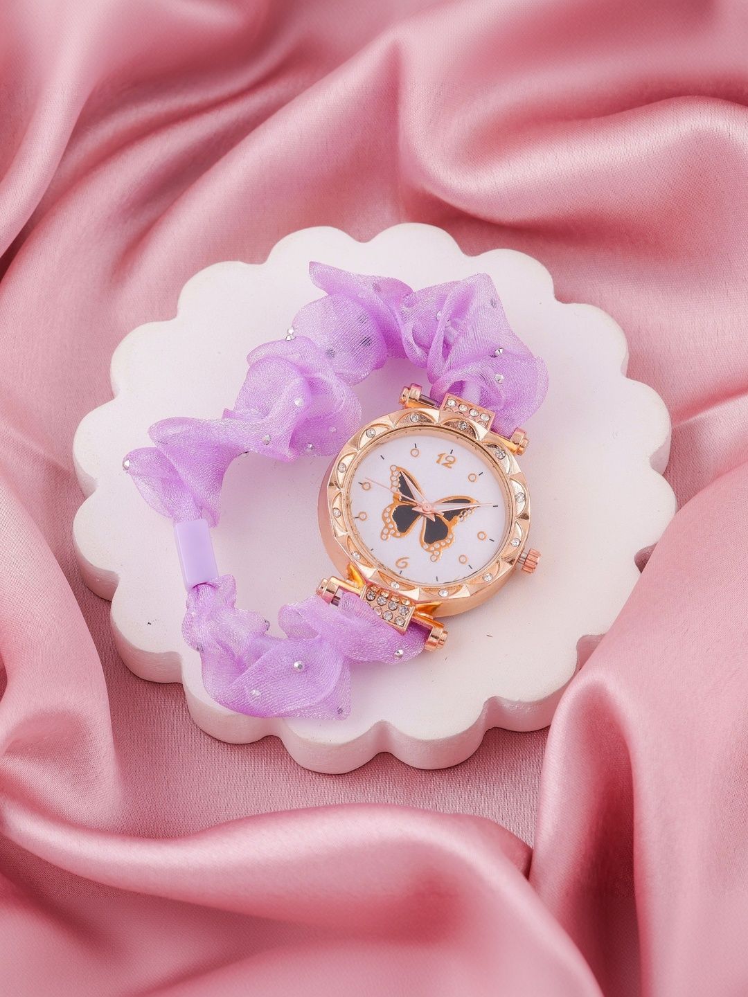 SZN Women Dial & Straps Analogue Watch Zudi Ribbin Purple Av-picture-14