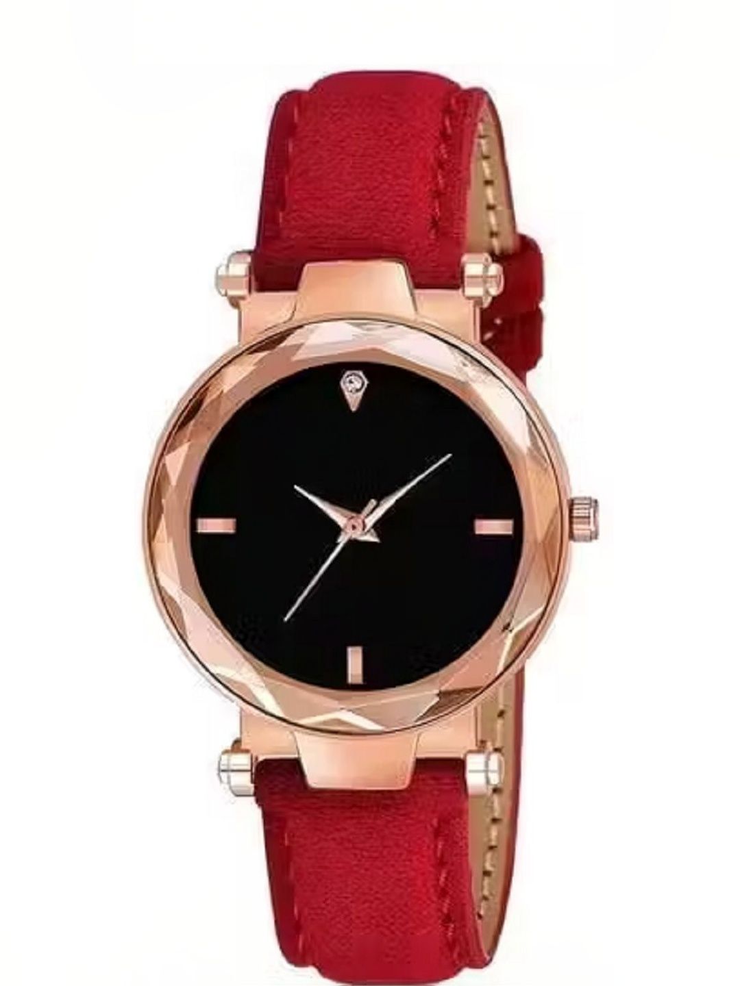 SZN Women Dial & Leather Straps Analogue Watch MG Leather Red AvSZNN36514428-image-20
