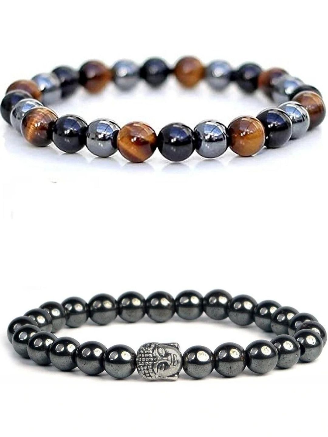 ARDLOR Set Of 2 Artificial Beaded Elasticated Bracelets-picture-34